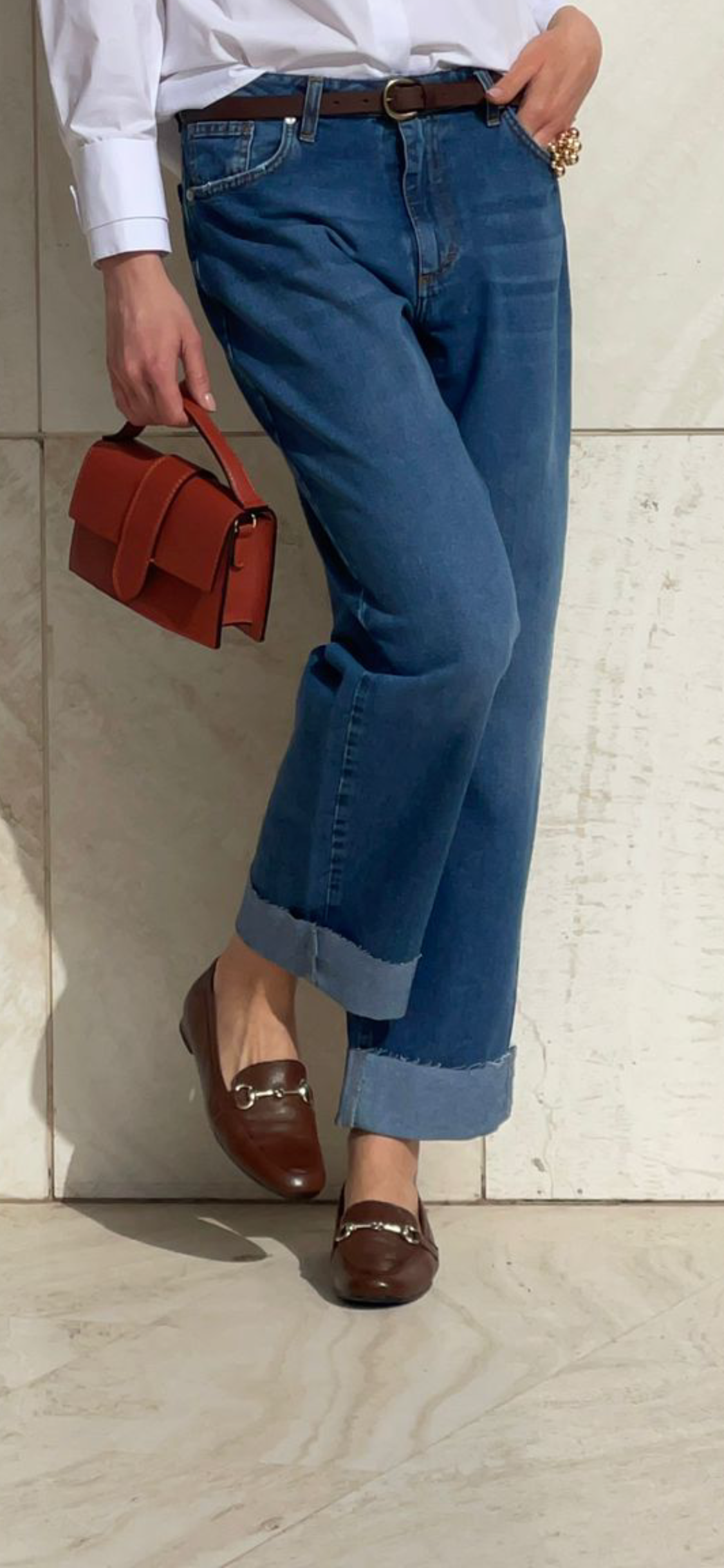 Mocassino donna in pelle cioccolato