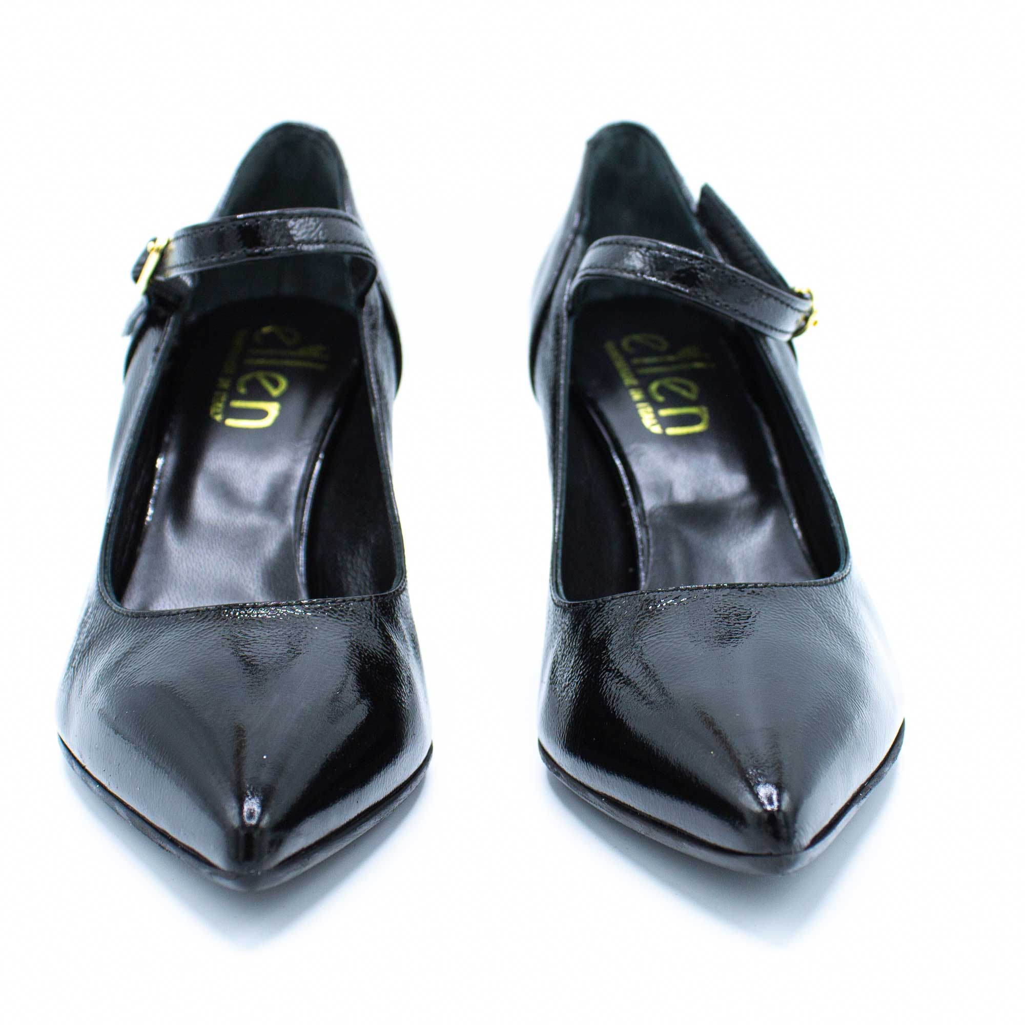 Dècolleté donna in pelle naplack