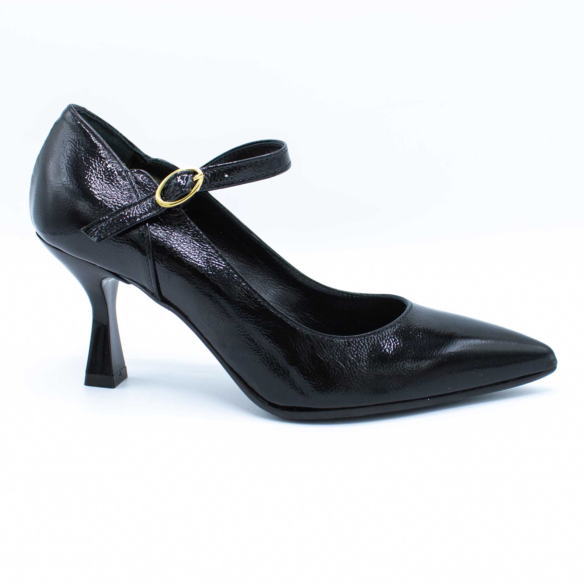 Dècolleté donna in pelle naplack