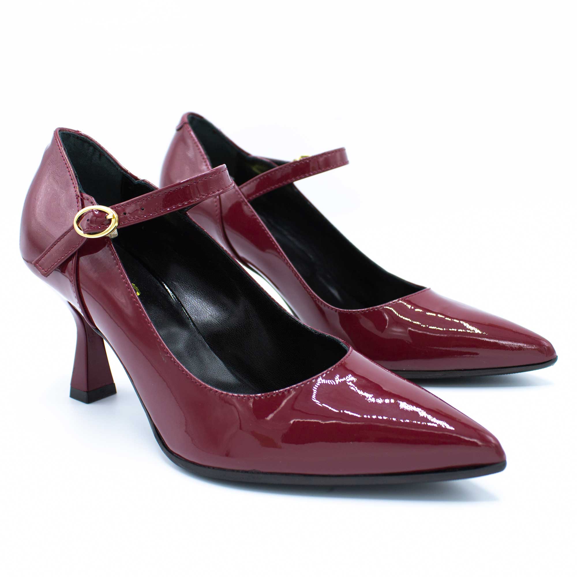 Décolleté donna in pelle naplack