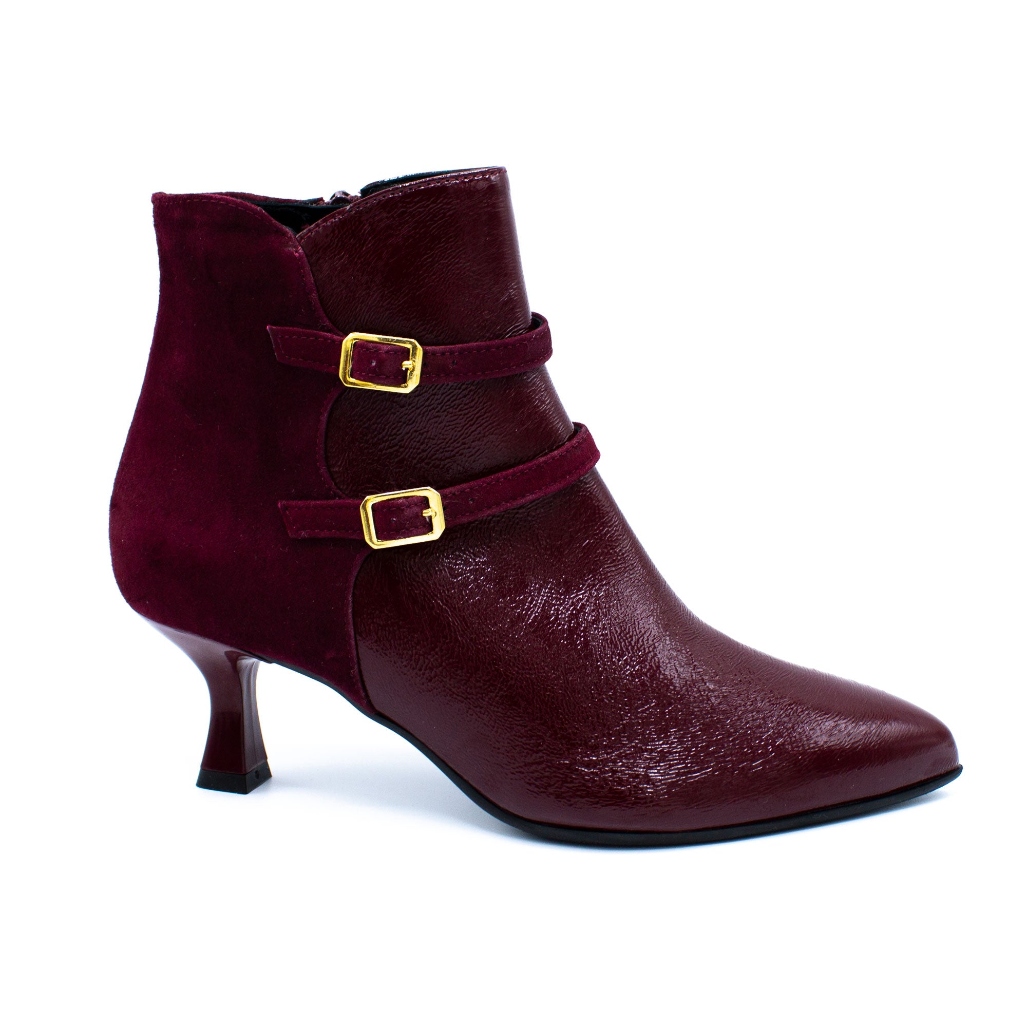 Stivaletto donna bordeaux