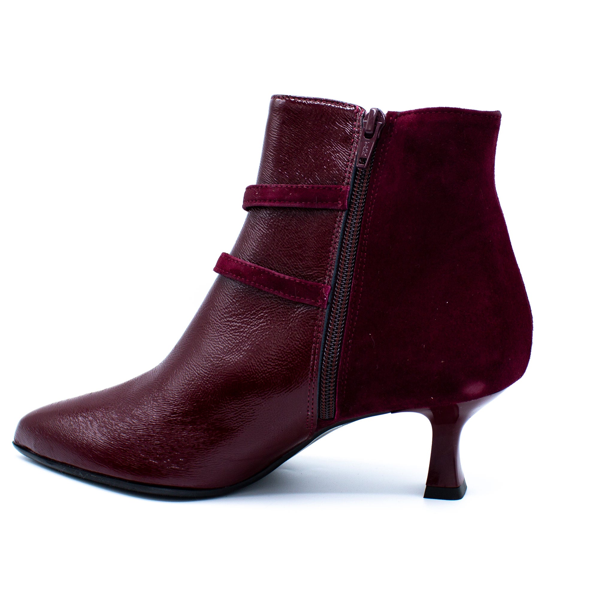 Stivaletto donna bordeaux