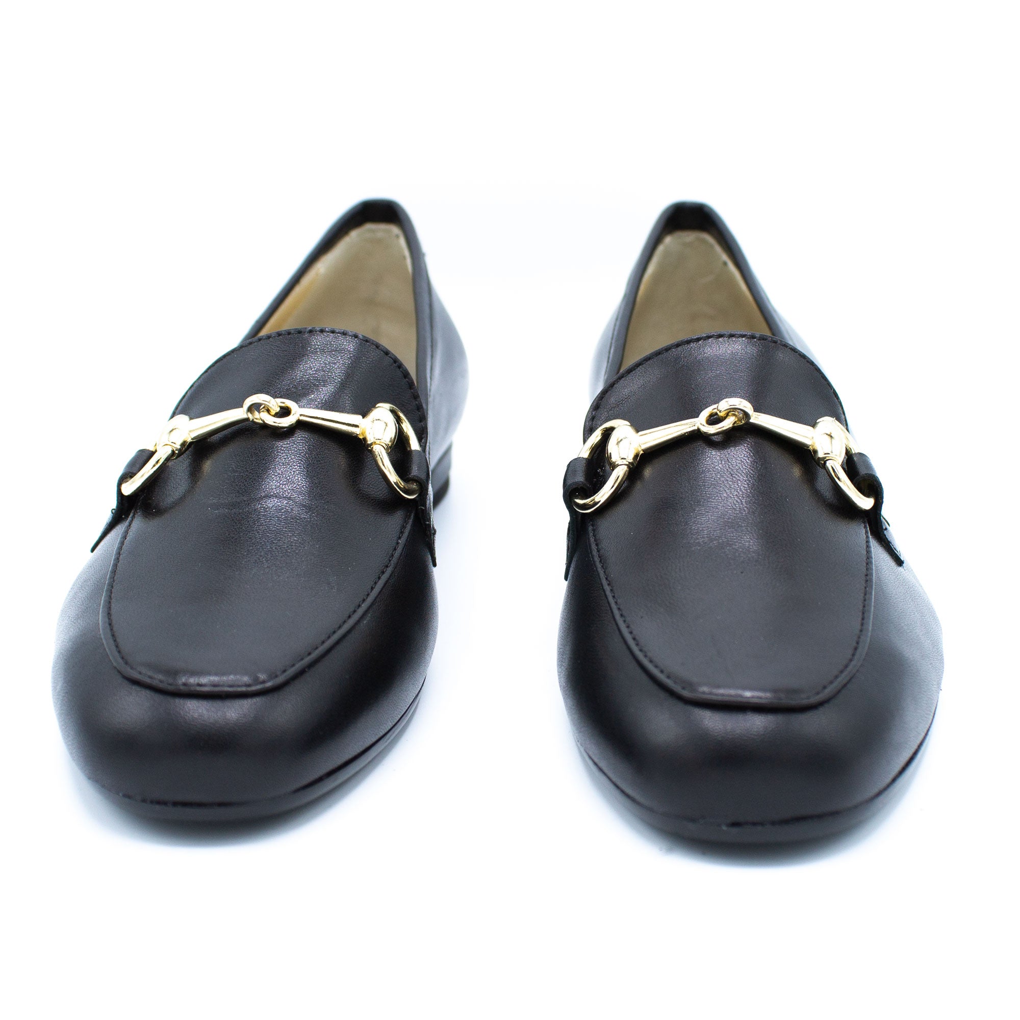 Mocassino donna in pelle nero