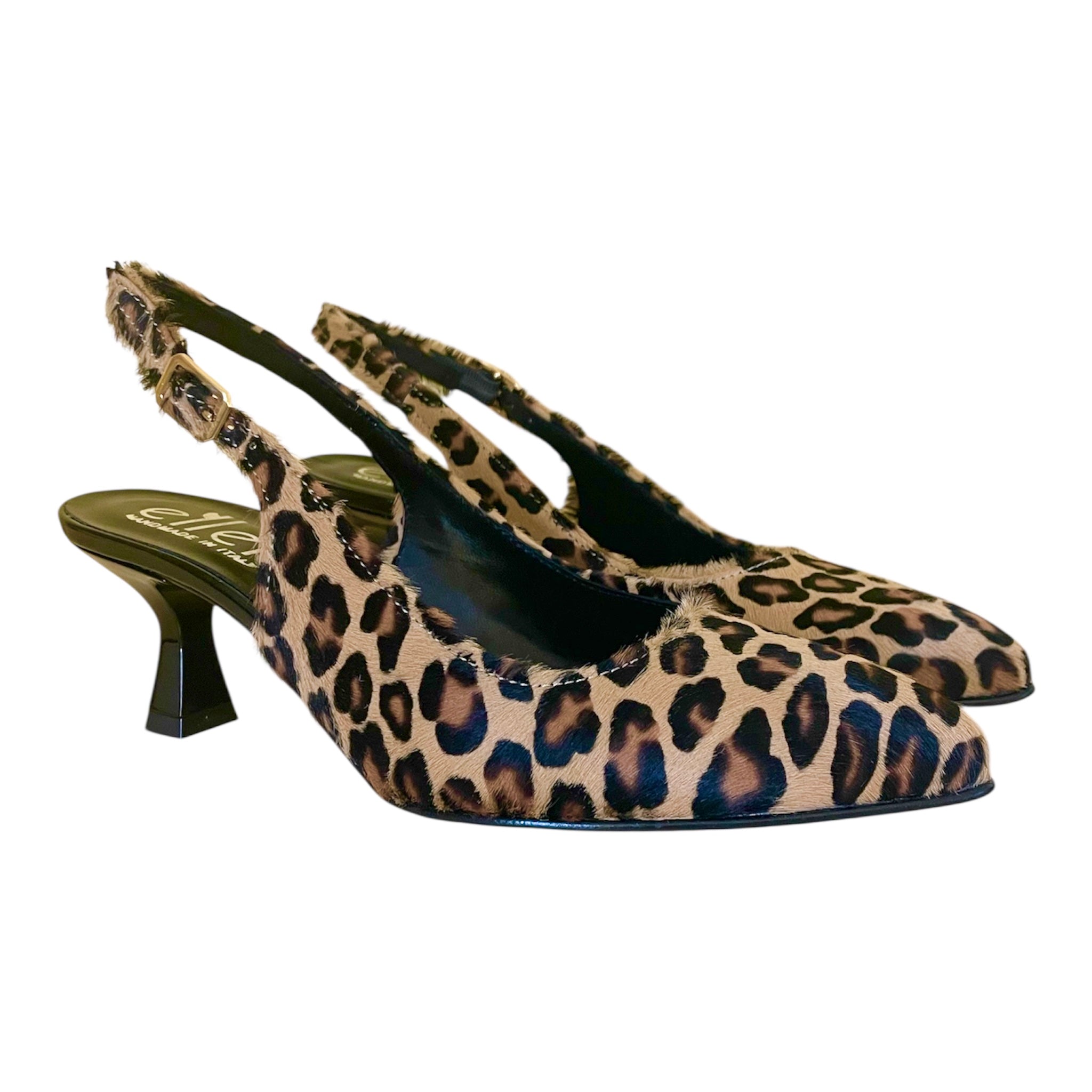 Slingback donna in cavallino