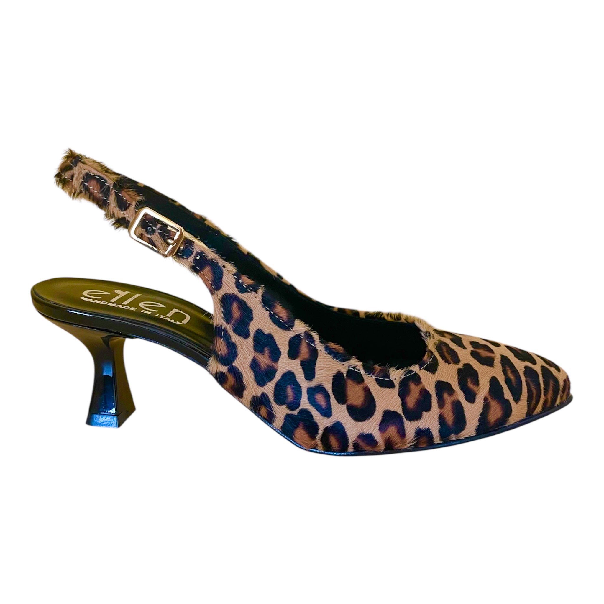 Slingback donna in cavallino