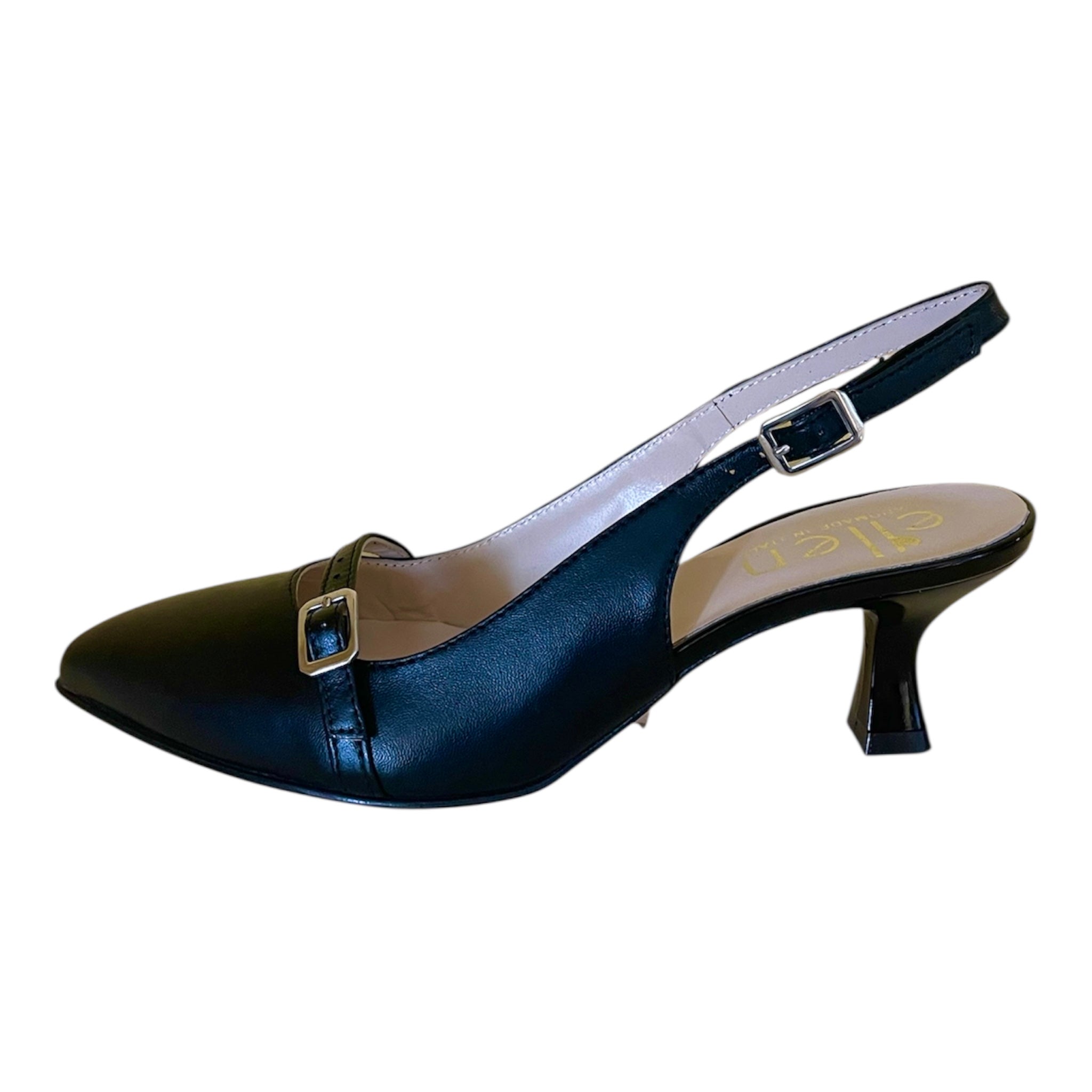 Slingback donna nero