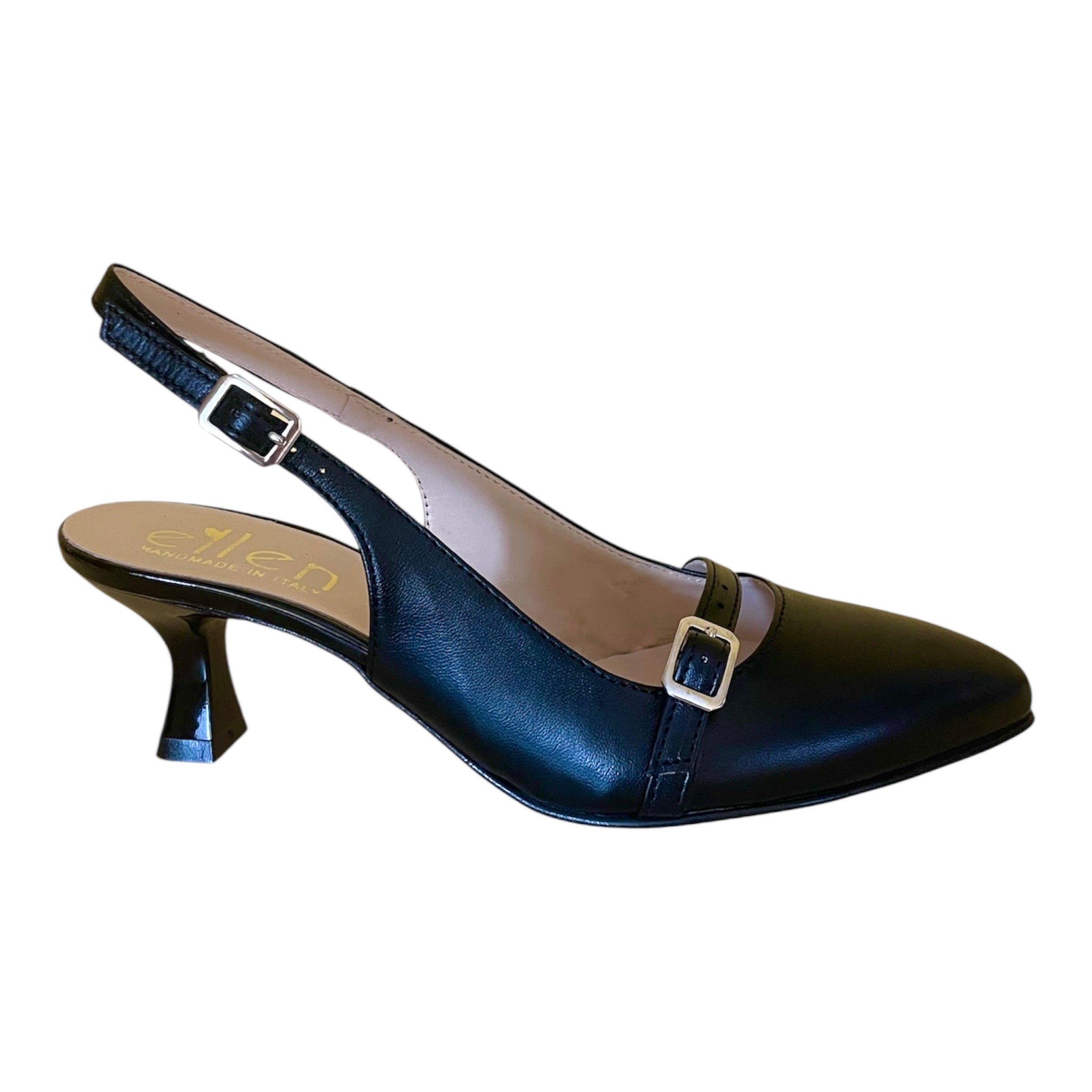 Slingback donna nero
