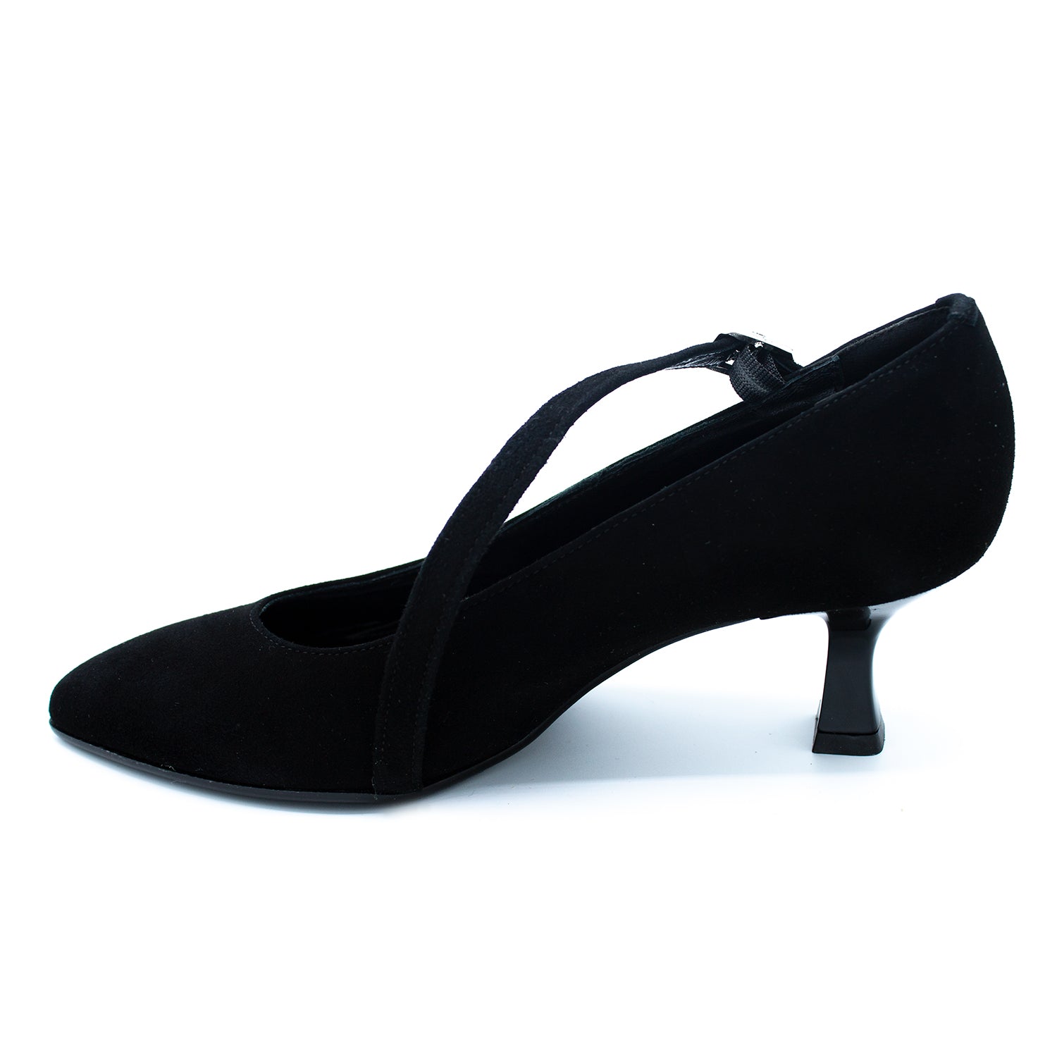 Dècolleté donna nero con cinturino