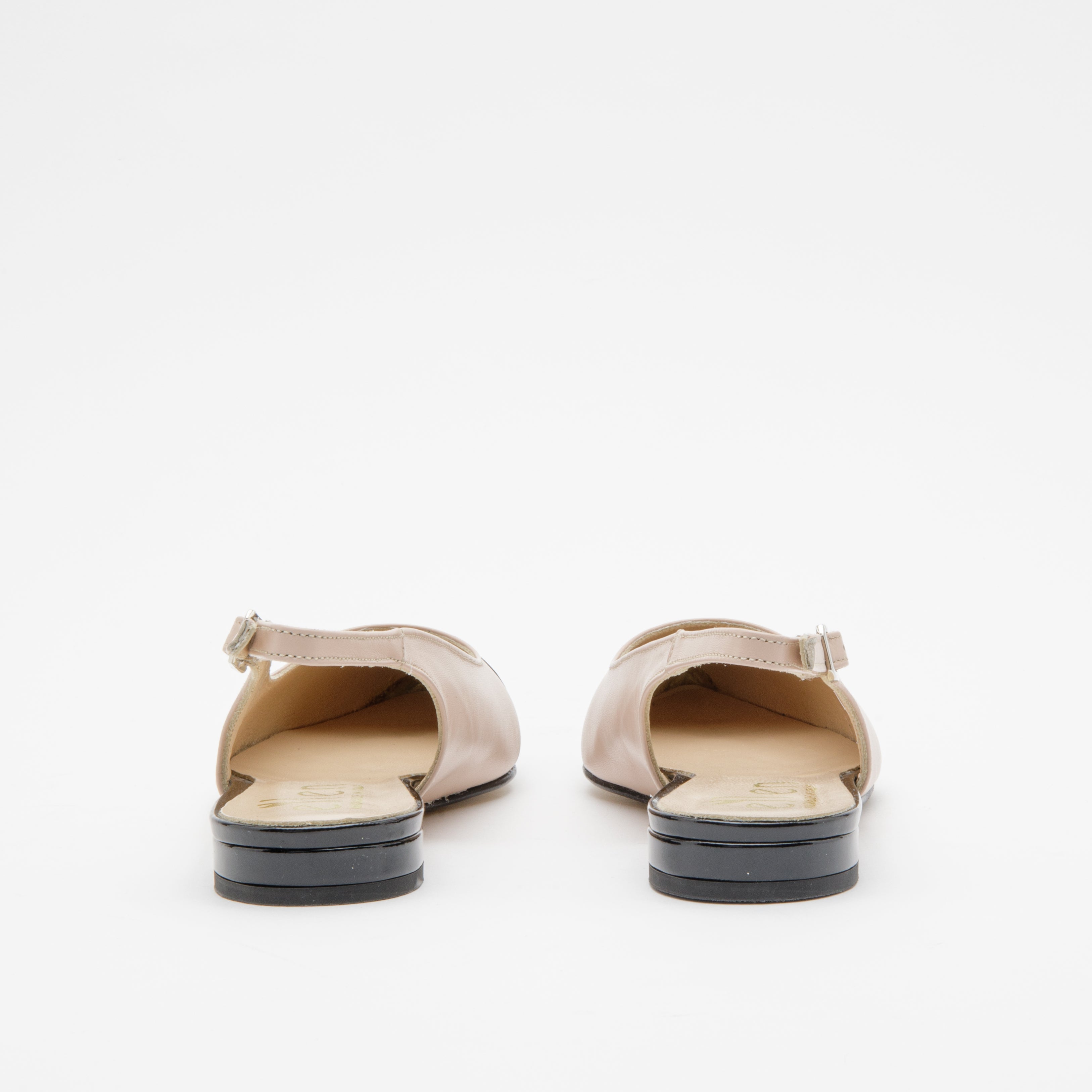 Chanel donna in pelle color nude