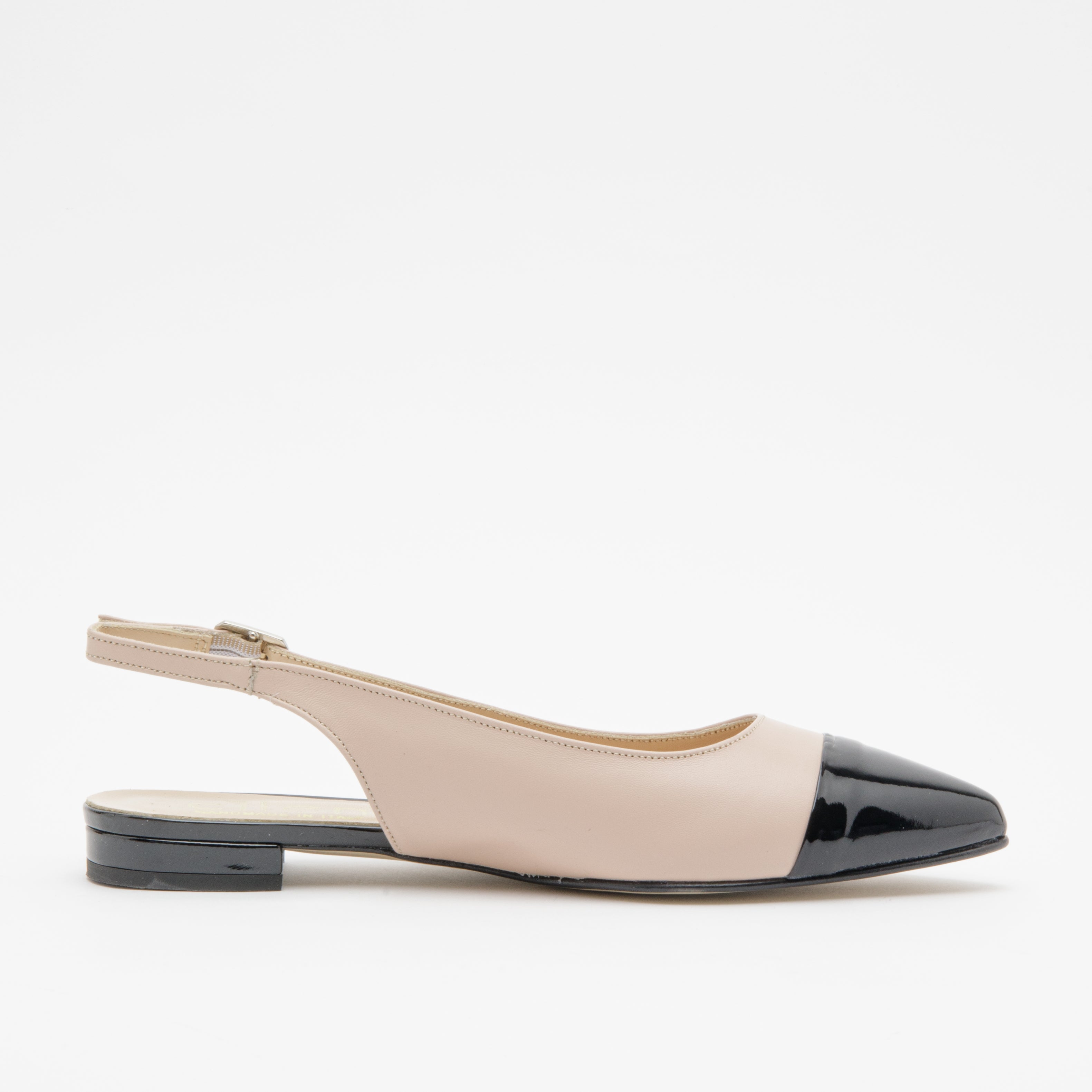 Chanel donna in pelle color nude