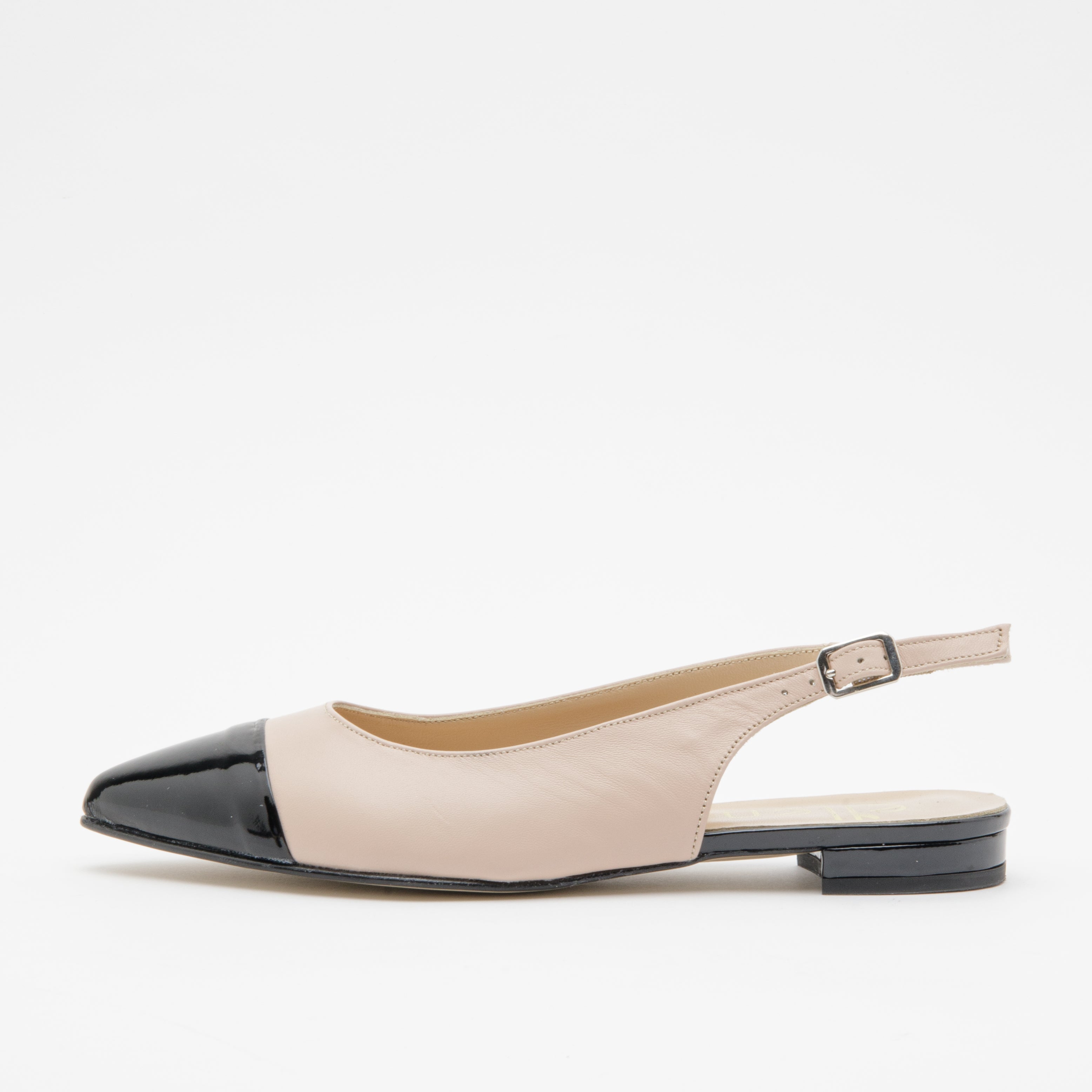 Chanel donna in pelle color nude