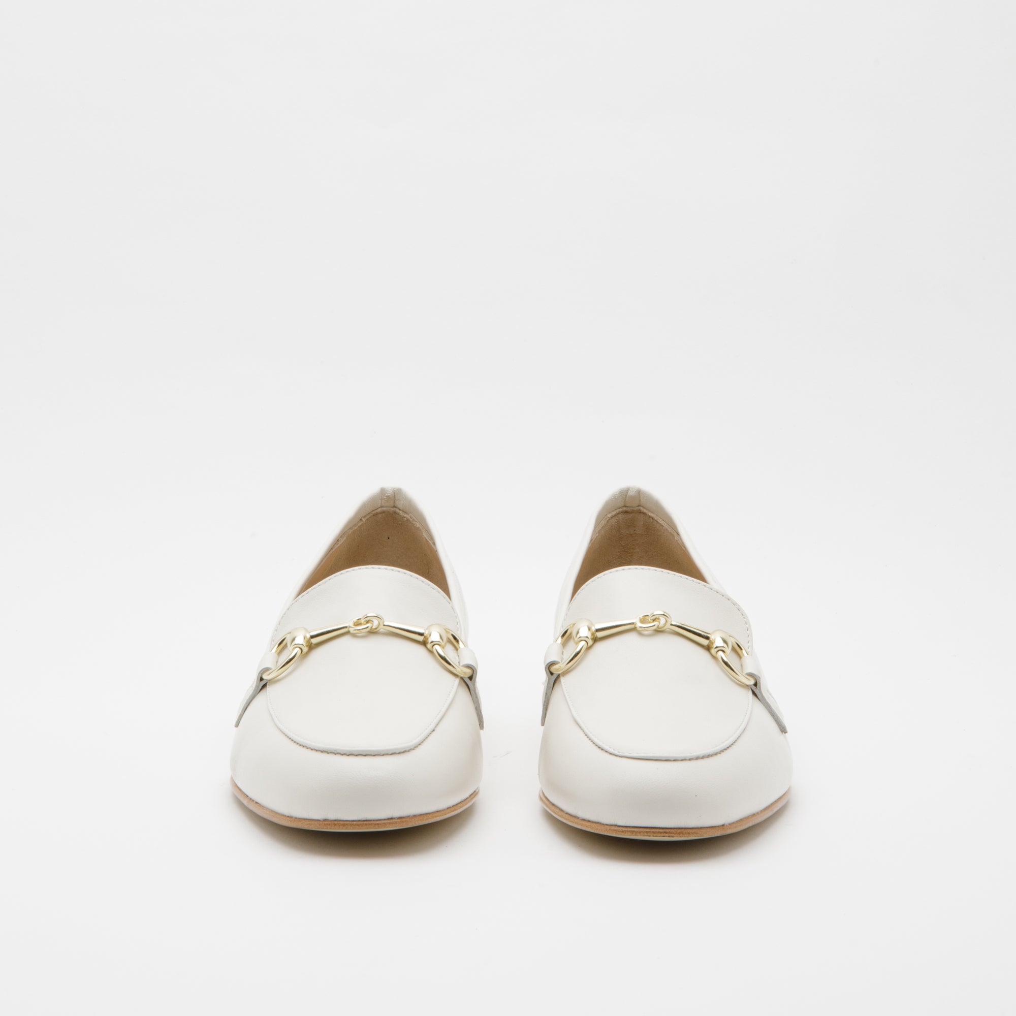 Mocassino donna in pelle burro