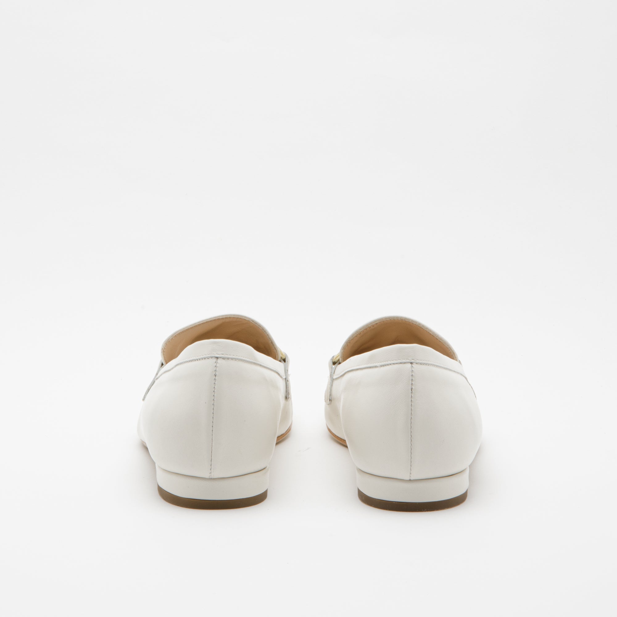 Mocassino donna in pelle burro