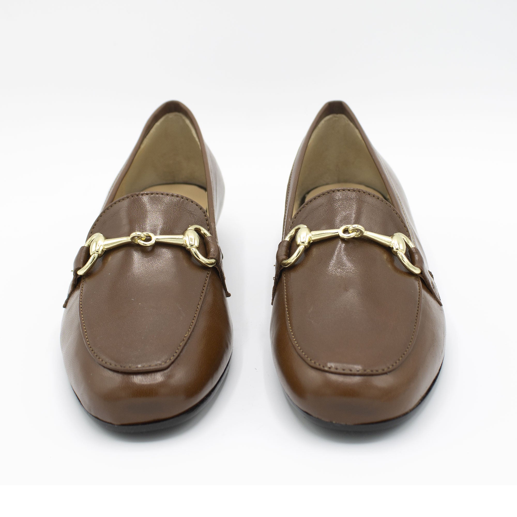 Mocassino donna in pelle cioccolato