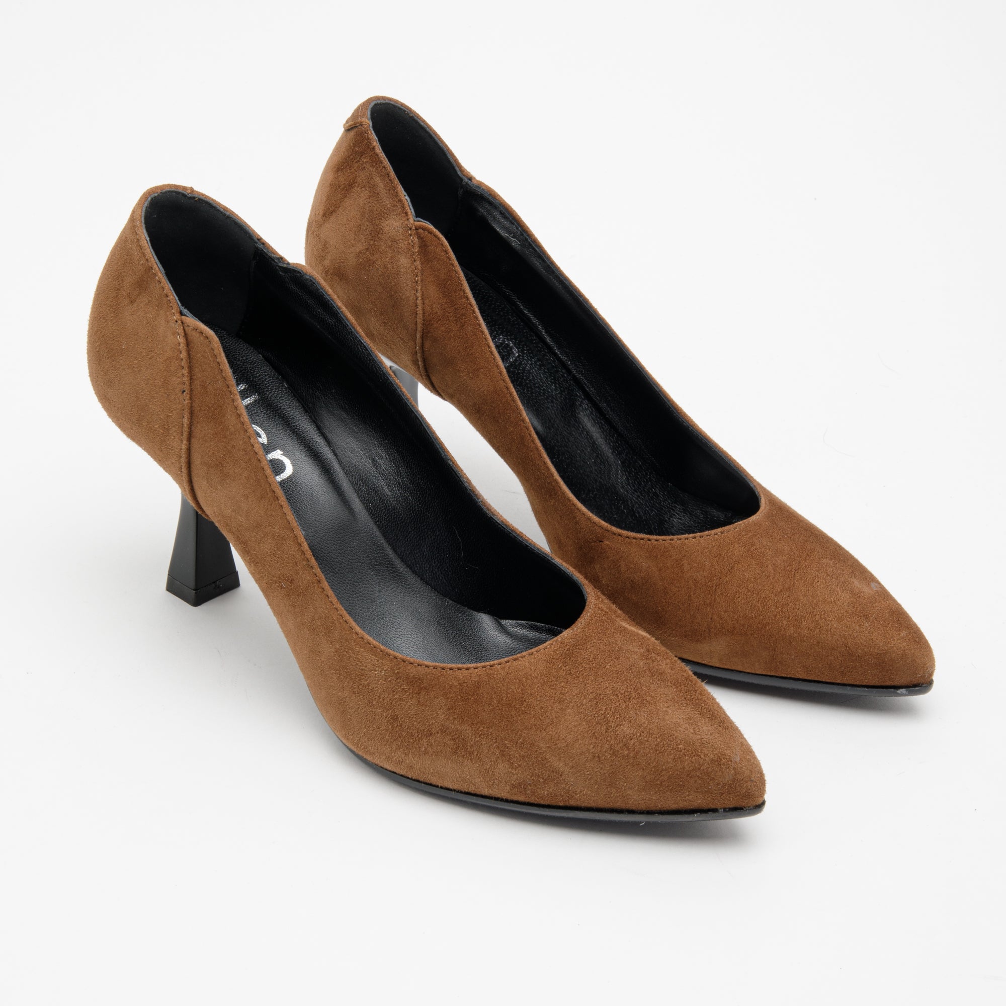 Décolleté donna in camoscio color rodeo