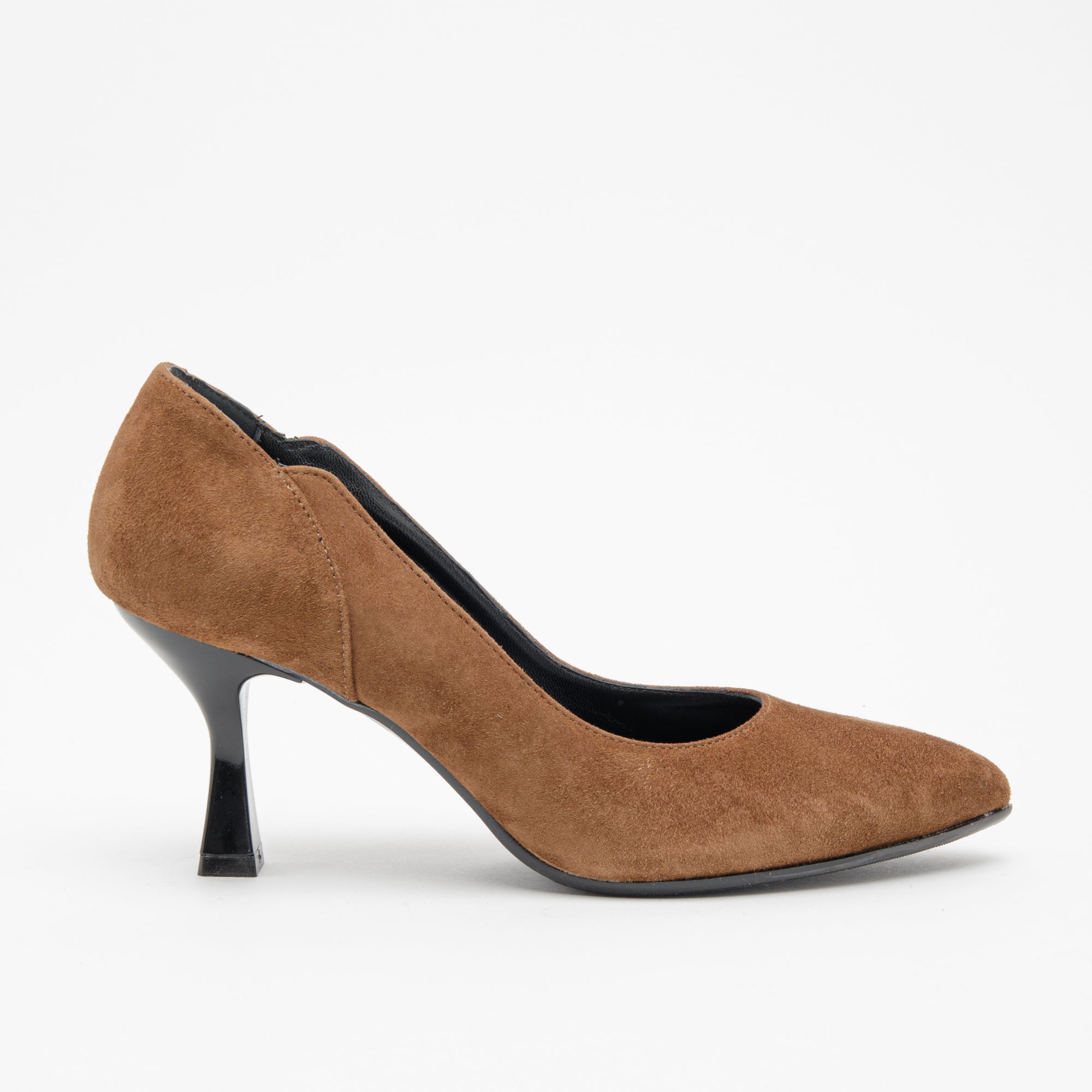 Décolleté donna in camoscio color rodeo