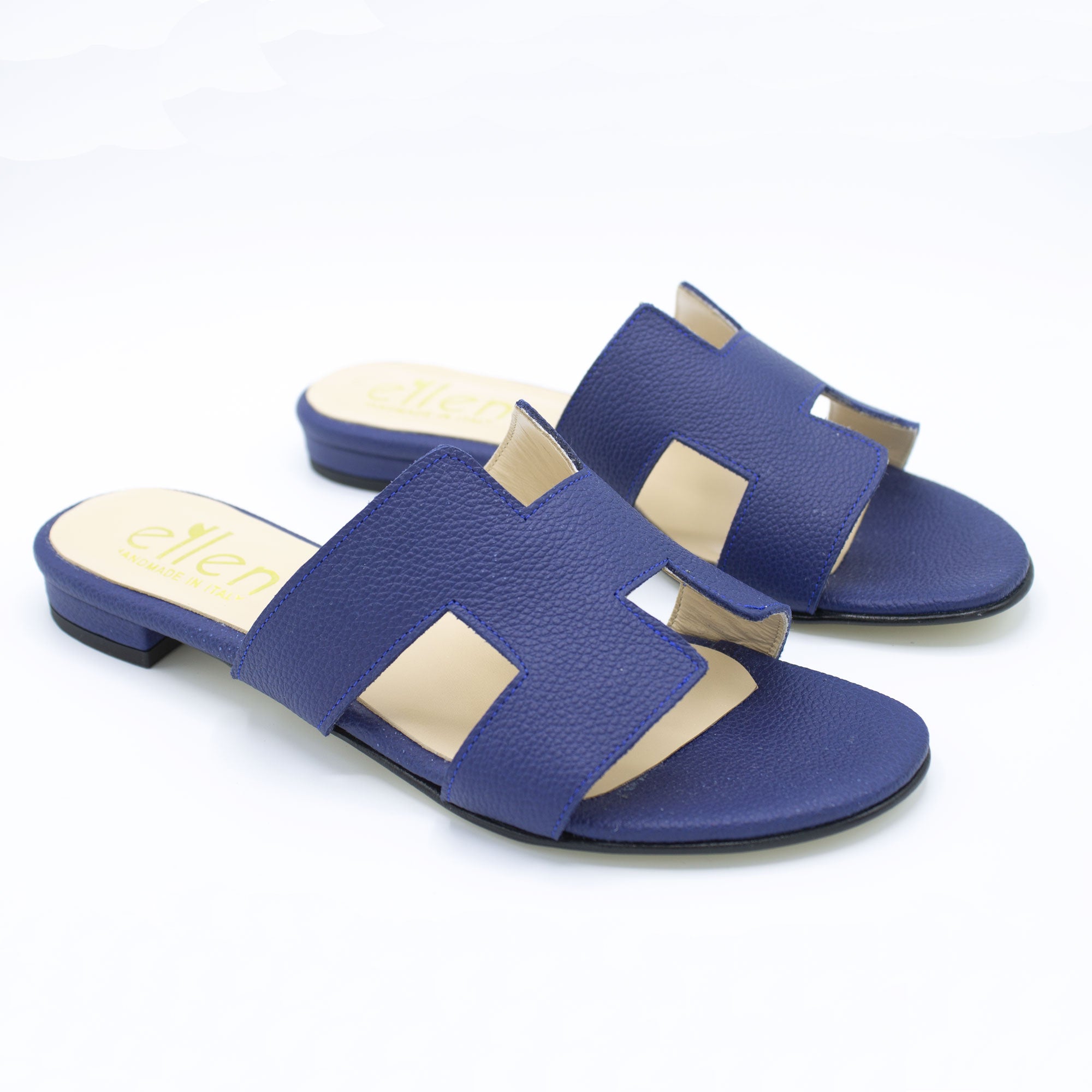 Ciabattina H in pelle