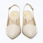 Slingback beige