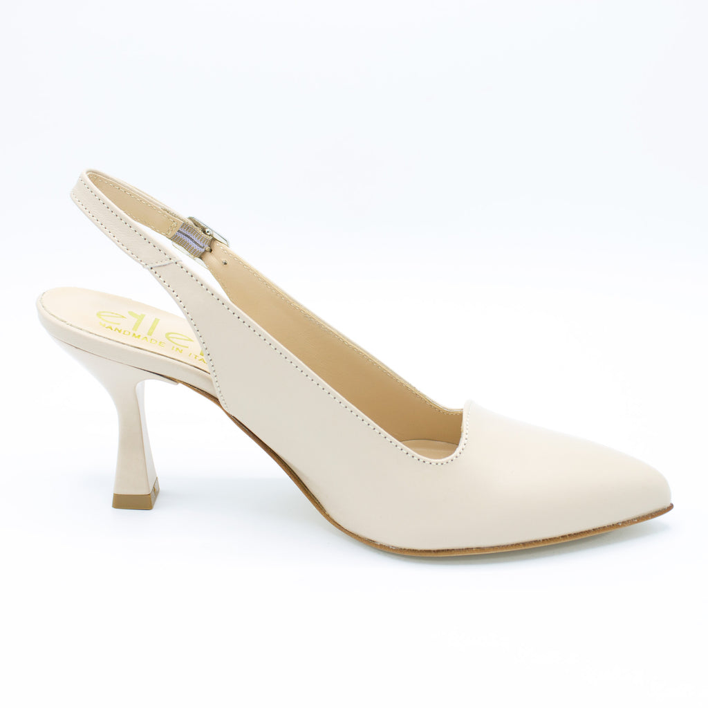 Slingback beige
