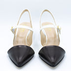 Slingback donna burro e nero