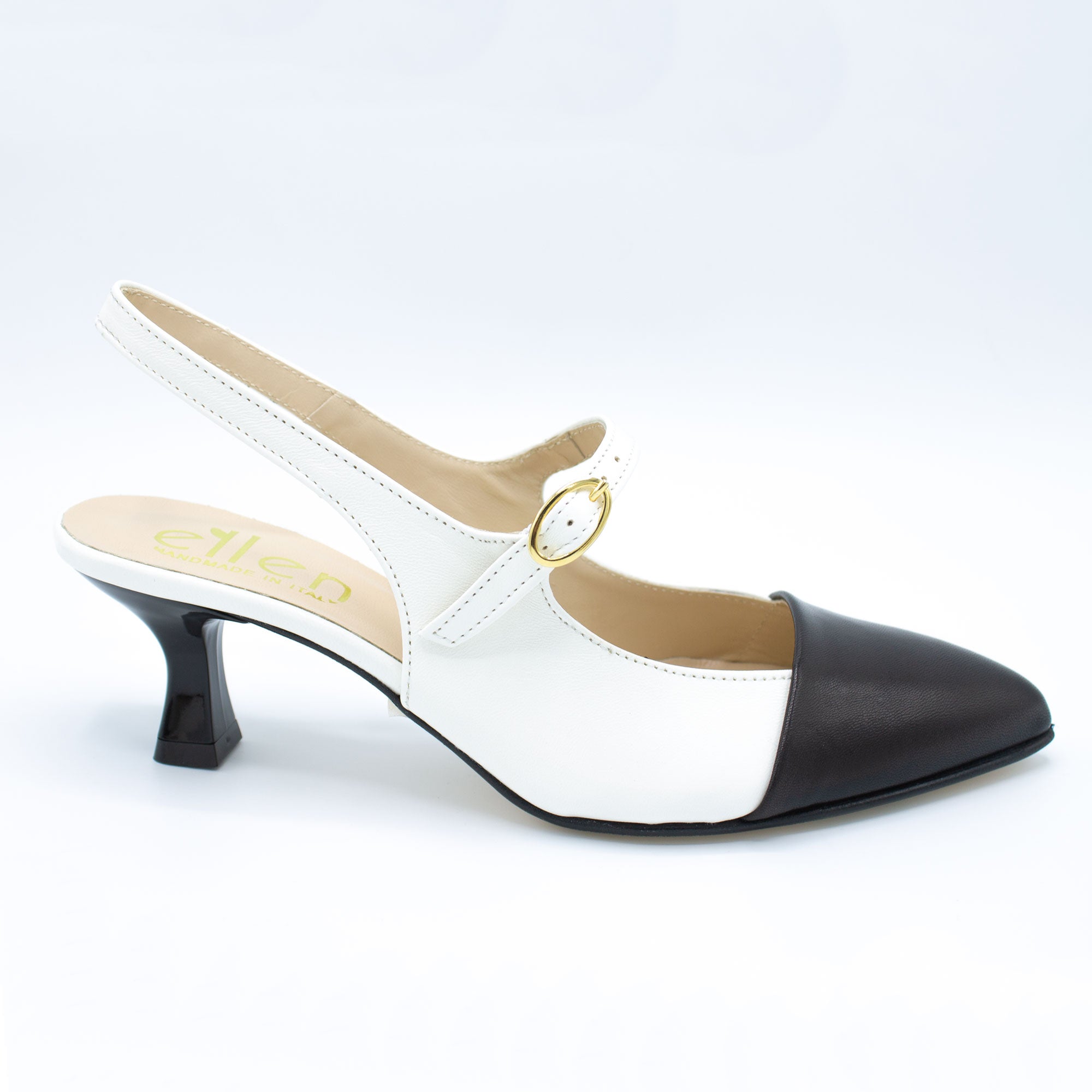 Slingback donna burro e nero