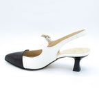 Slingback donna burro e nero