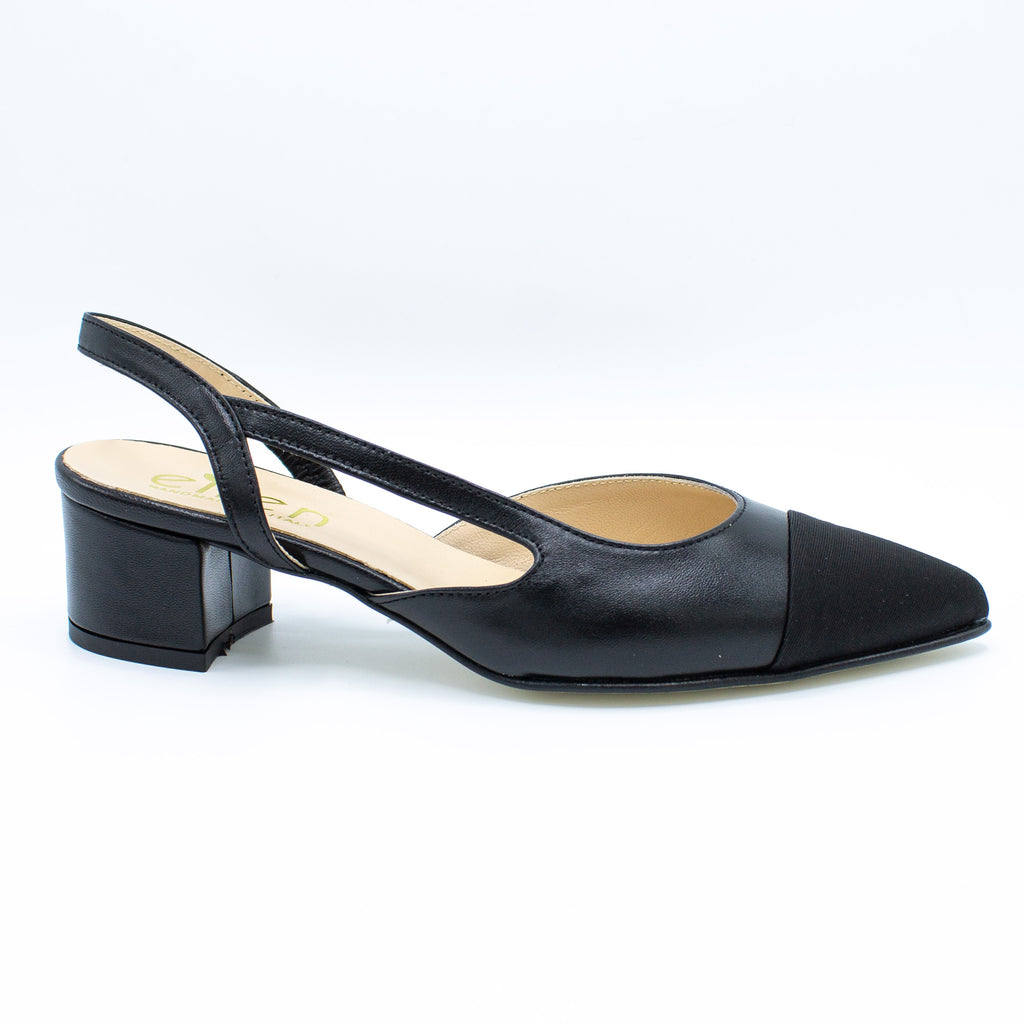 Slingback donna nera