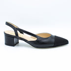 Slingback donna nera
