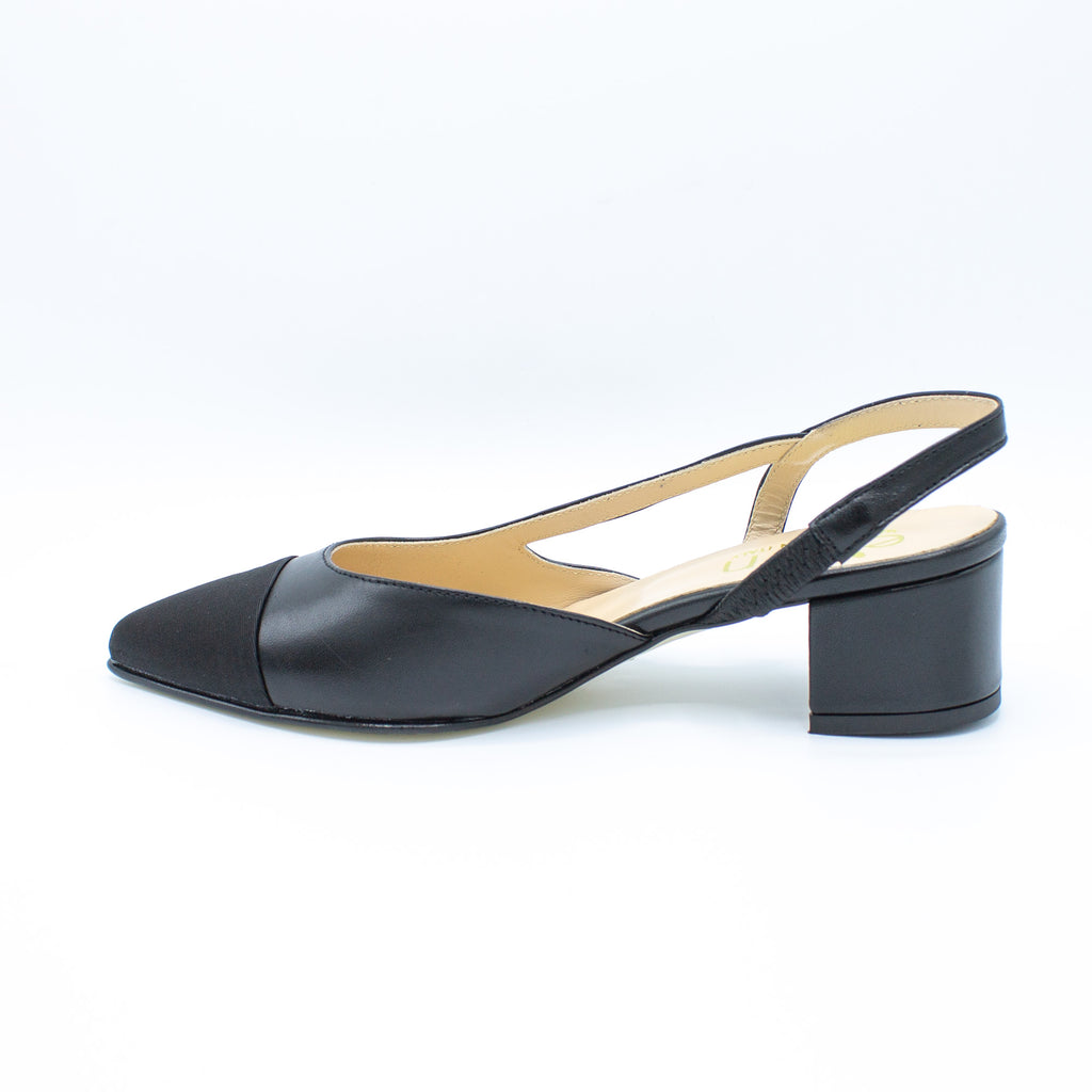 Slingback donna nera