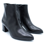 Stivaletto donna in pelle nero