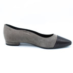 Ballerina  donna in camoscio fango