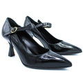 Dècolleté donna in pelle naplack
