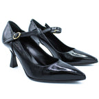 Dècolleté donna in pelle naplack