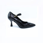 Dècolleté donna in pelle naplack