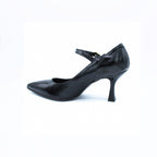 Dècolleté donna in pelle naplack