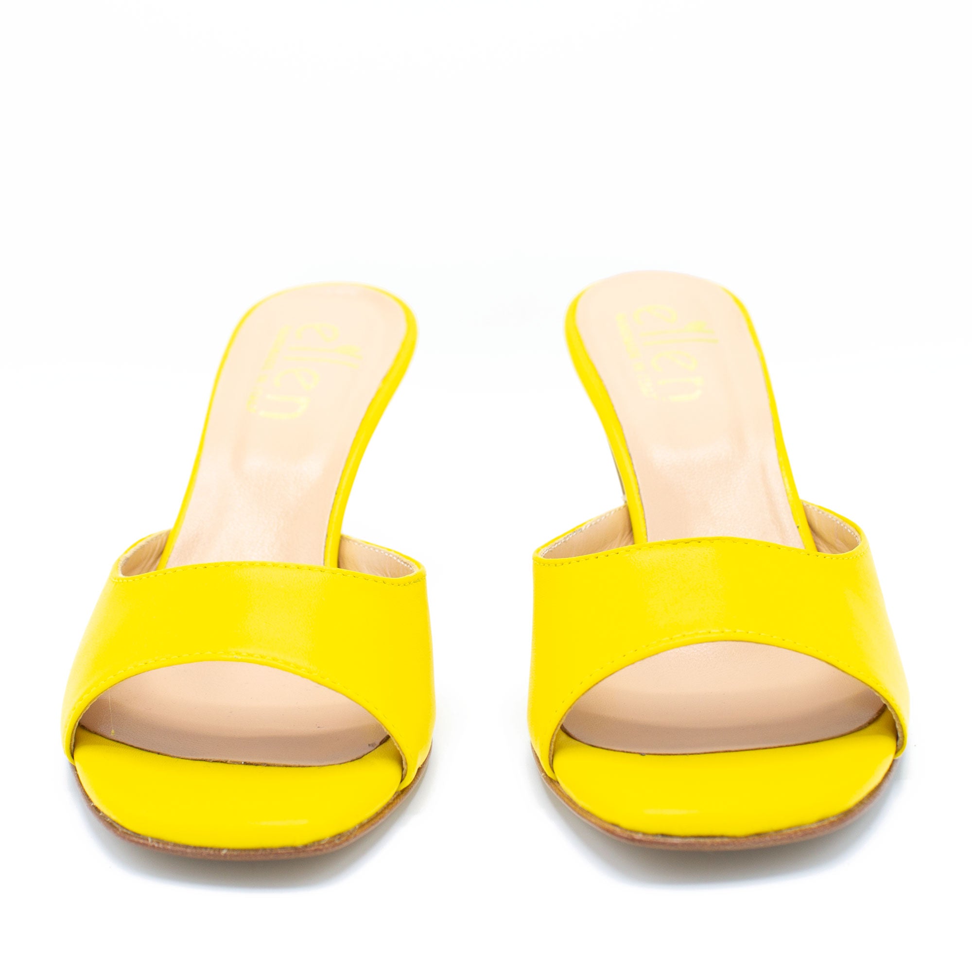 Mules donna giallo