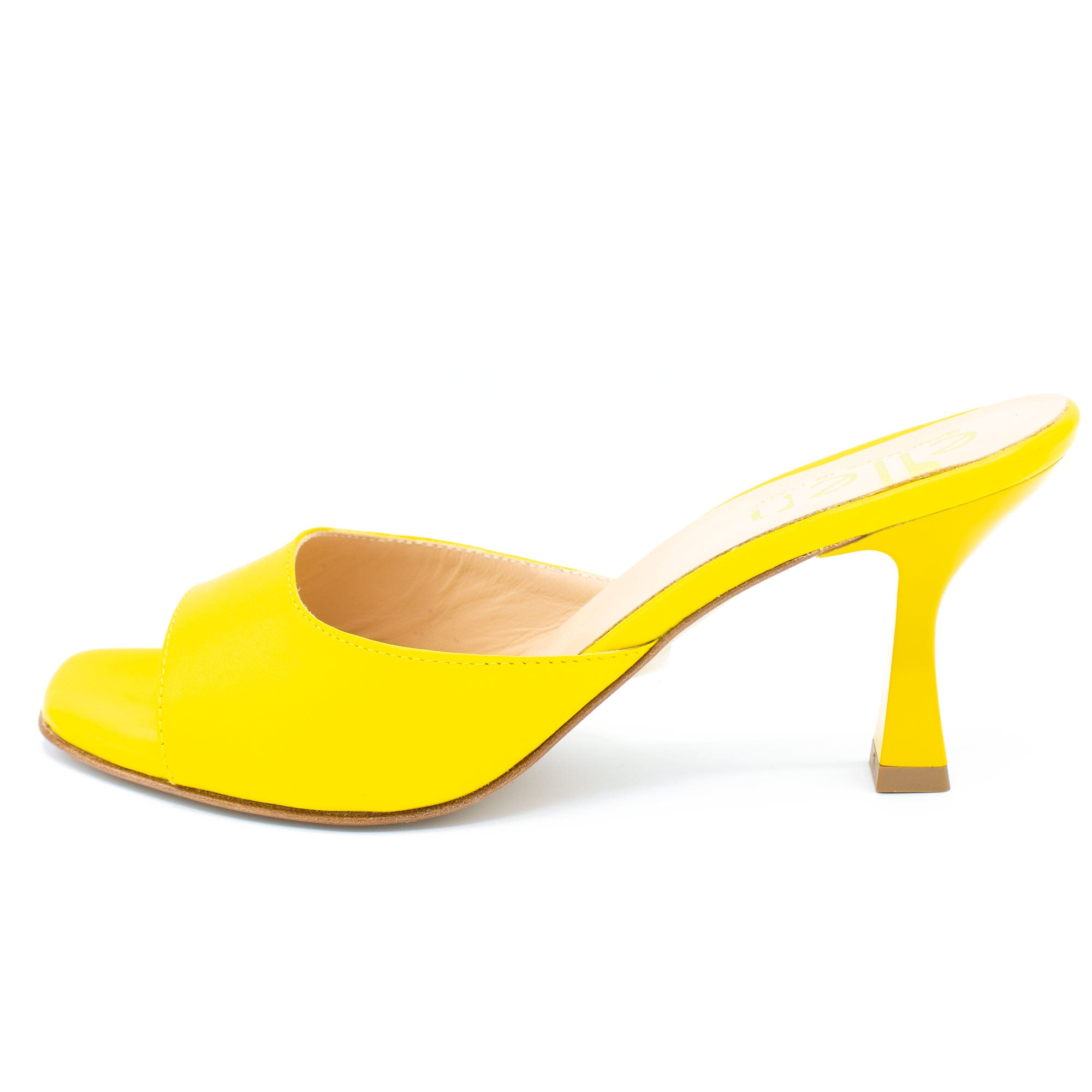 Mules donna giallo