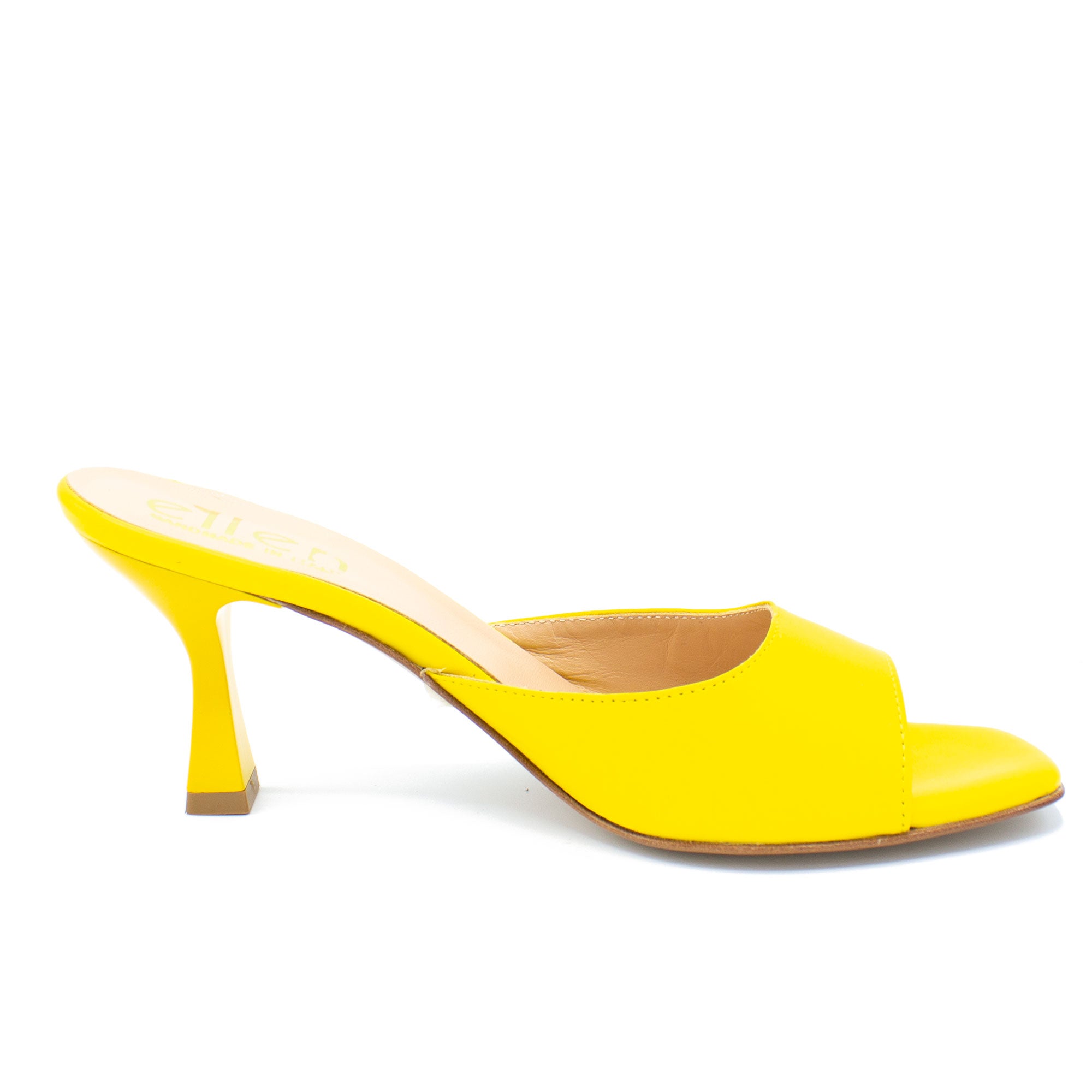 Mules donna giallo