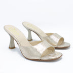 Mules donna platino