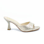 Mules donna platino