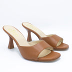 Mules donna cuoio