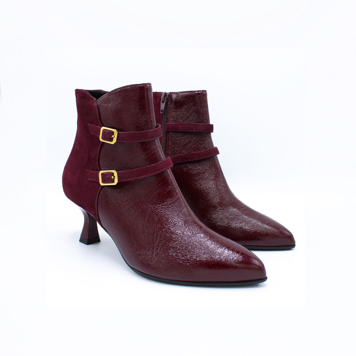 Stivaletto donna bordeaux
