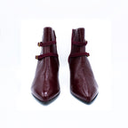 Stivaletto donna bordeaux