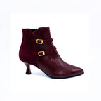 Stivaletto donna bordeaux