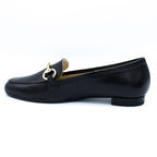 Mocassino donna in pelle nero