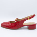 Slingback donna rosso