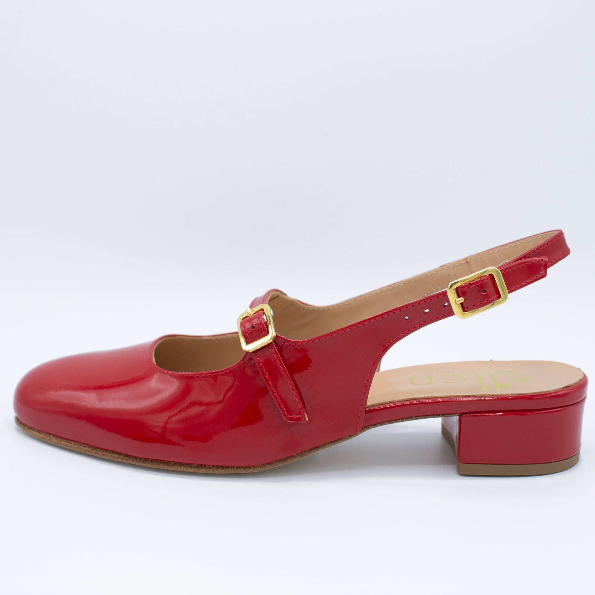 Slingback donna rosso