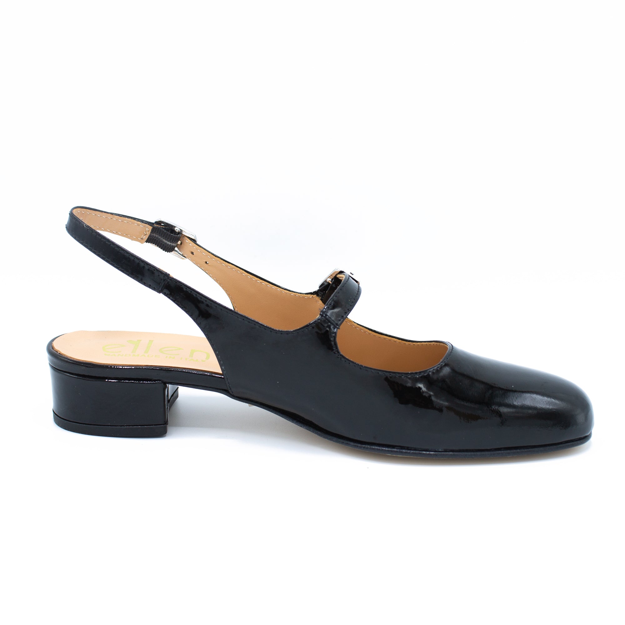 Slingback donna nero