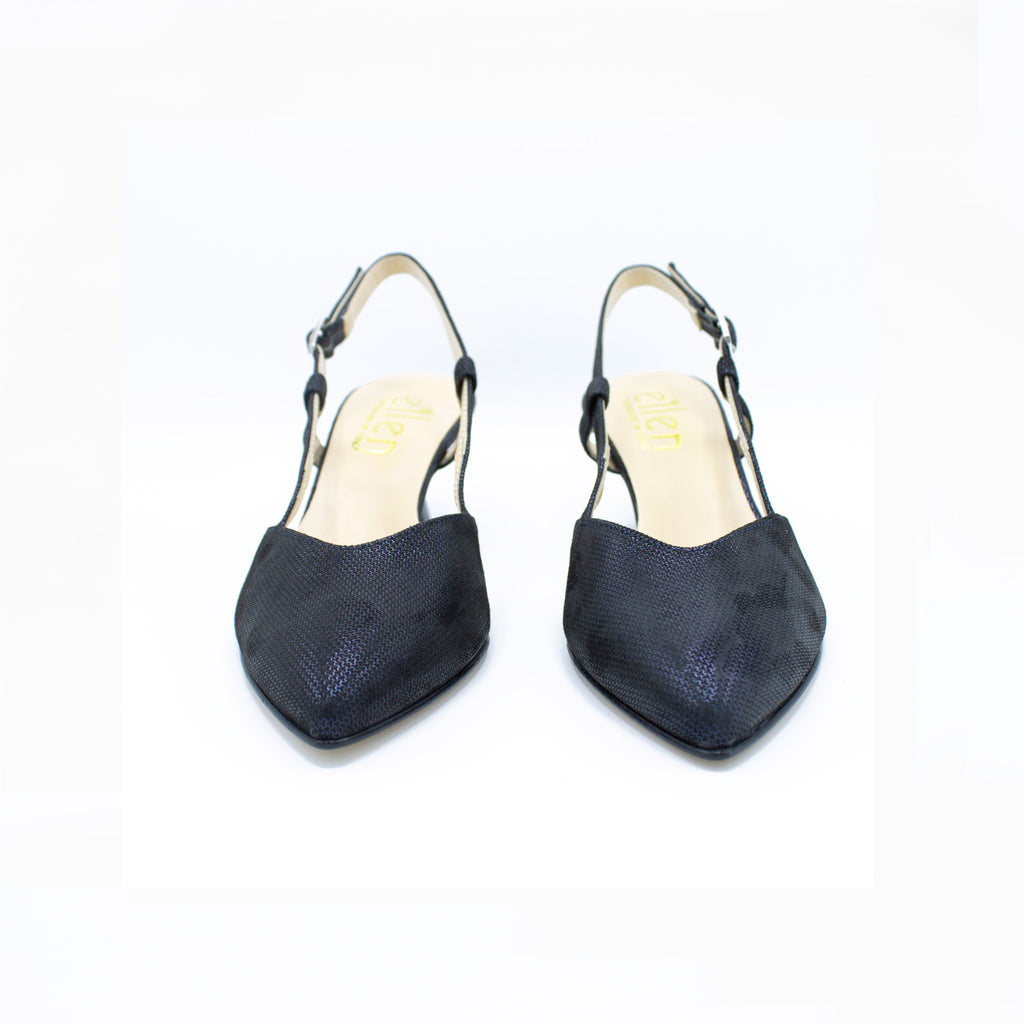 Slingback donna blu