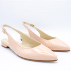 Slingback donna cipria